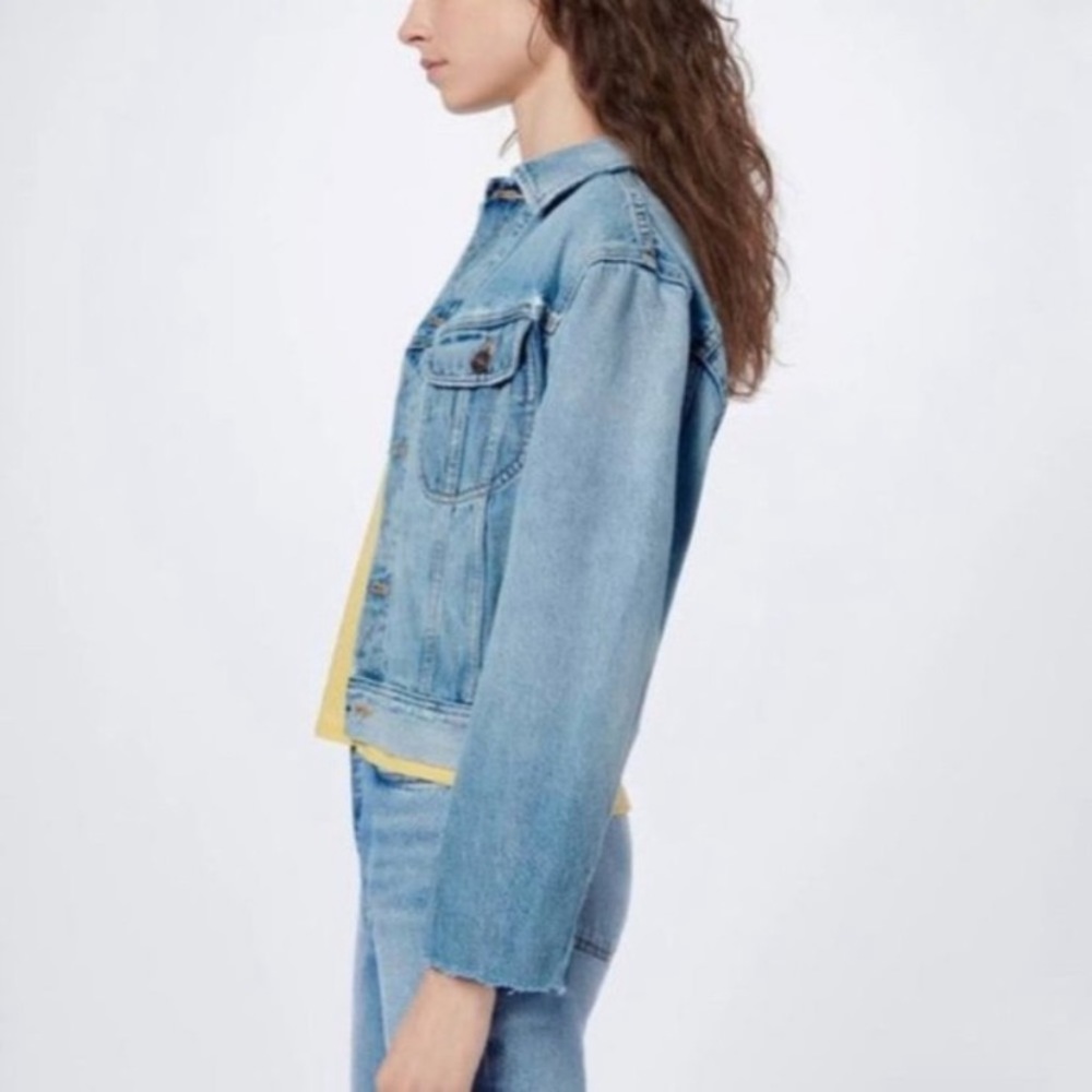 Re/Done | Distressed 70s Rodeo Denim Jacket NWT - Picture 2 of 13